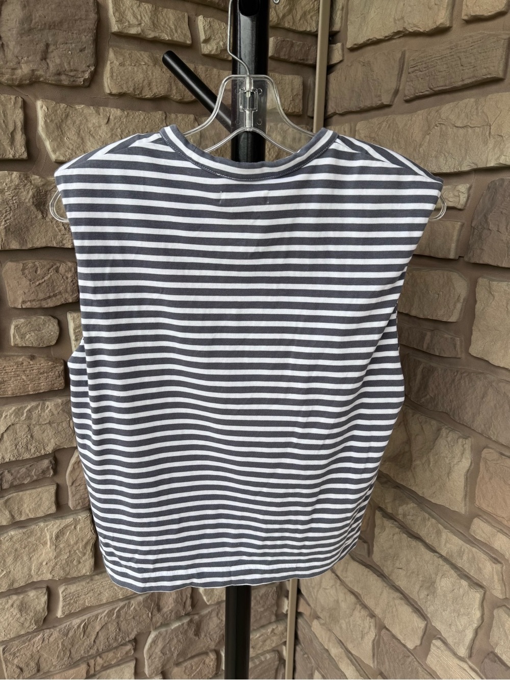 Madewell Structured Striped Muscle Tee - Picture 5 of 8